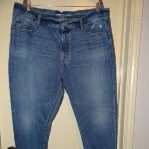 Old Navy High-Rise Slouchy Straight Button Fly Jeans Size 18